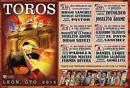 Espectáculos Taurinos de México, S.A. de C.V. - Feria Taurina “León 2015”