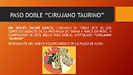 Pasodoble “Cirujano Taurino”