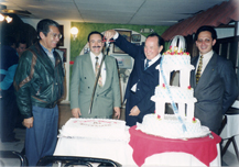 En el 8° Aniversario del Programa “Fiesta Brava”® (2a Etapa), Alfredo Flórez, Pepe Soto, Enrique Hernández Flores y Enrique Hernández Vázquez