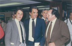Con Enrique Hernández Vázquez, y el Matador Acapulqueño Antonio Lomelín