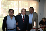 Bolívar Domínguez, Enrique Hernández Flores y Elías Neyra