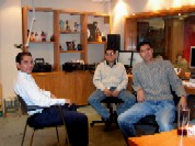 El Equipo Técnico en la Cabina del Estudio 7 de Grupo ACIR