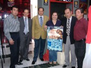 Luis Miguel González, Enrique Hernández Vázquez, Alfredo Gómez “El Brillante”, Paola Arroyo, Dr. Jorge Uribe y Pablo Martínez