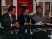 Enrique Hernández Vázquez, Dr. Jorge Uribe y Luis Miguel González